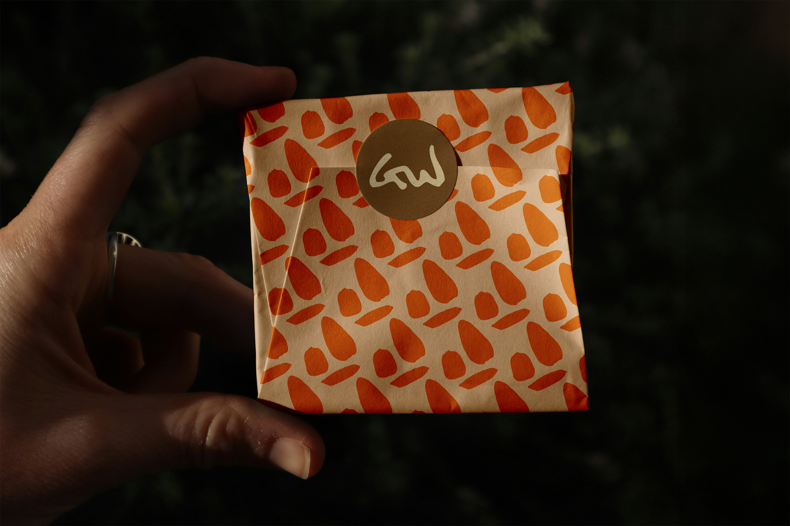 Grainwave förpackning i miljö